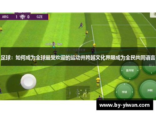 足球：如何成为全球最受欢迎的运动并跨越文化界限成为全民共同语言